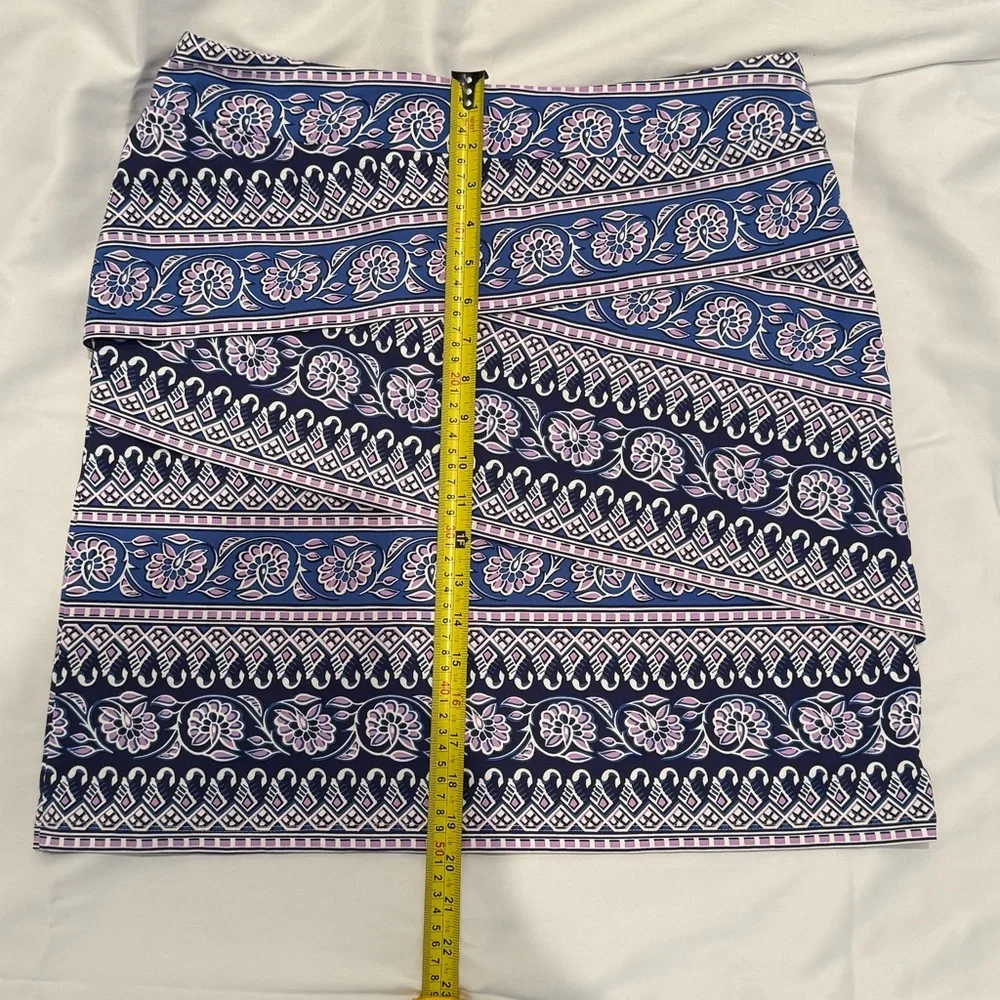 J. McLaughlin Nicola Skirt WOMEN'S L Blue Purple Catalina